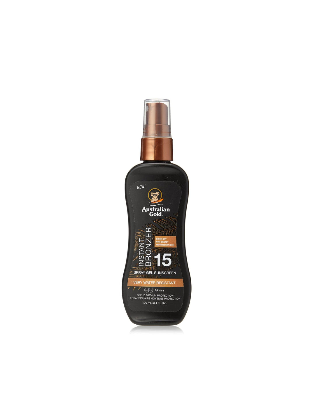 Spray Gel With Bronzer SPF 15