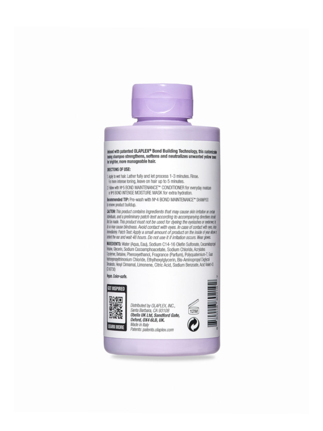 N°4P Purple Blonde Enhancer Toning Shampoo 250 ml
