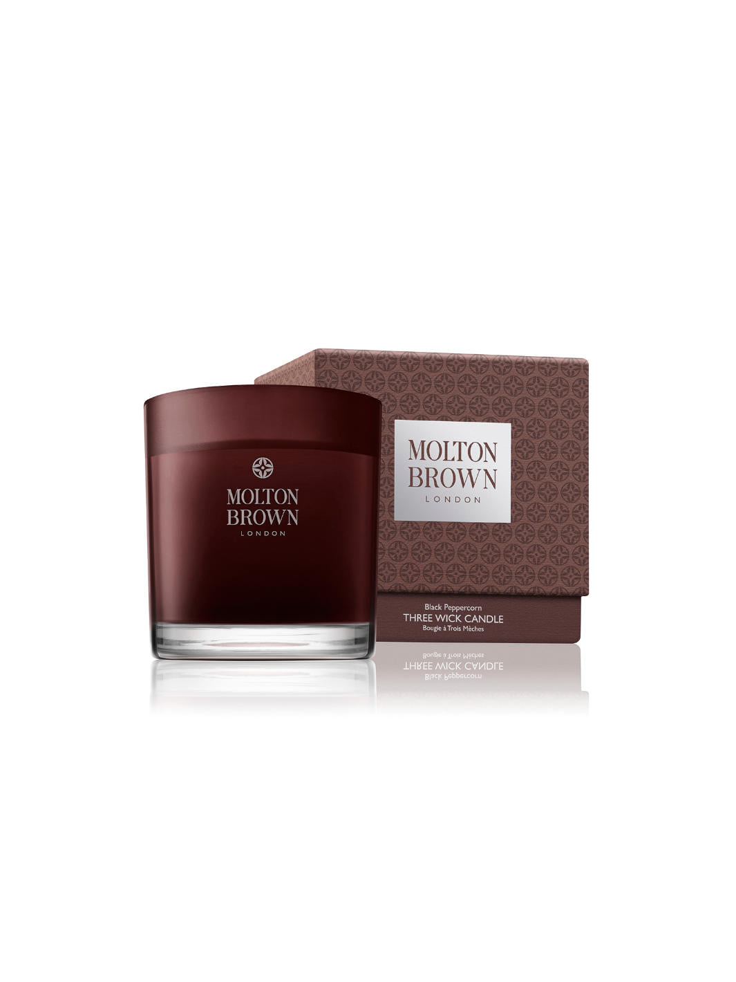 Molton Brown Re charge Black Pepper Candela profumata a 3 stoppini