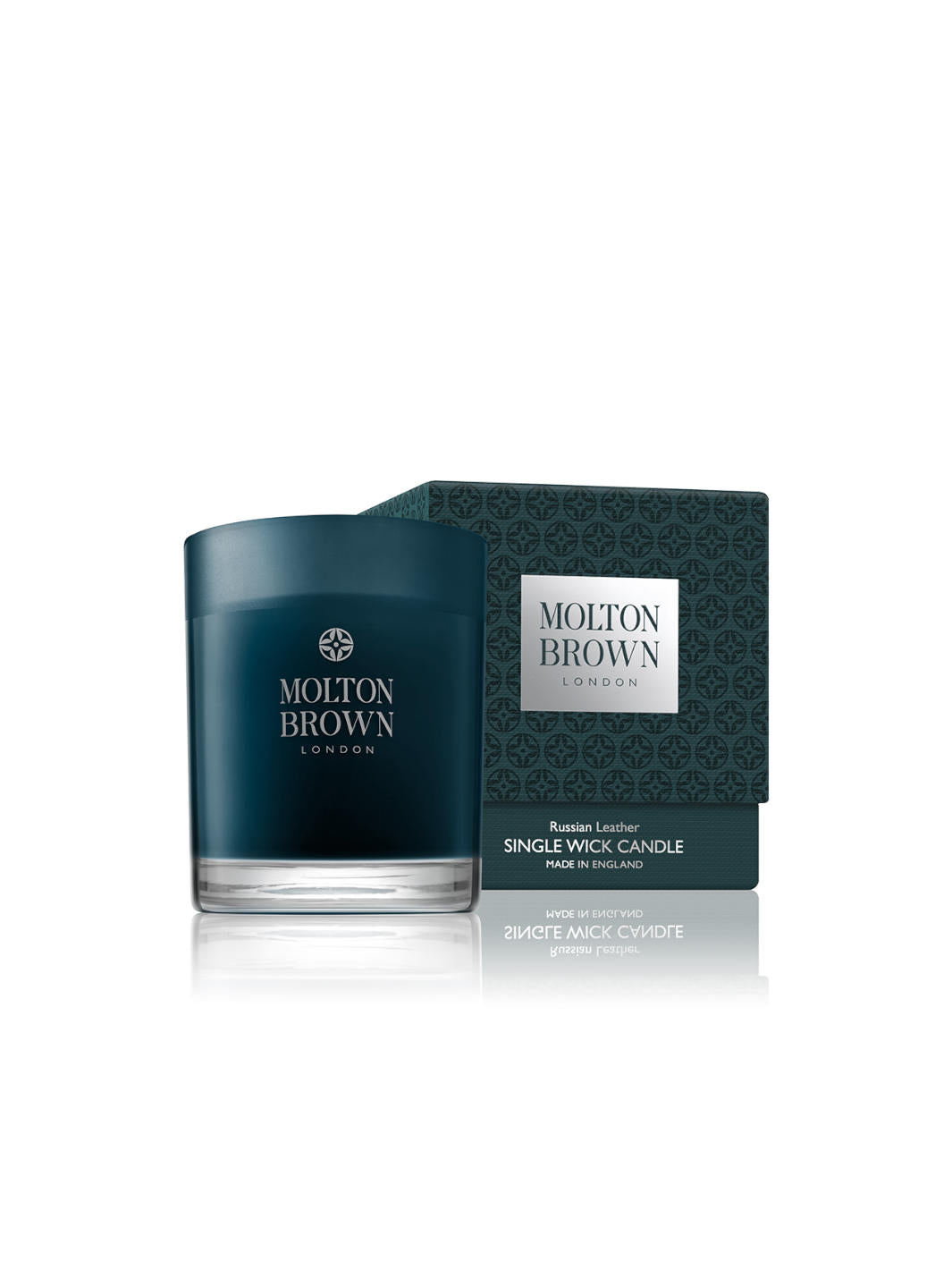 Molton Brown Russian Leather Candela profumata