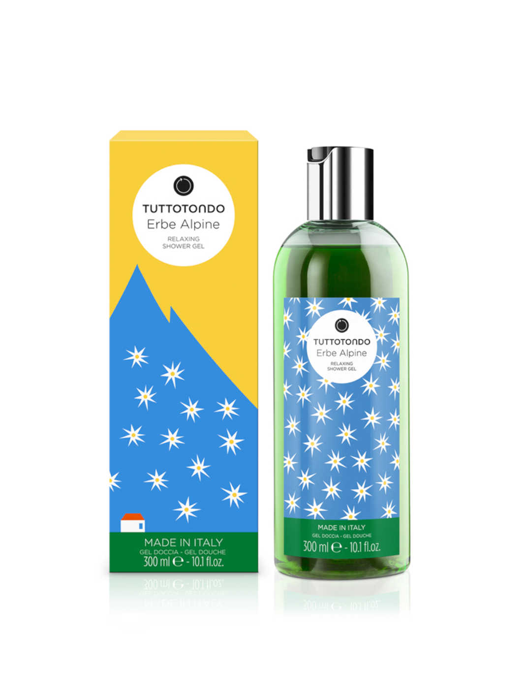 Tuttotondo Erbe Alpine Gel doccia rilassante 300 ml
