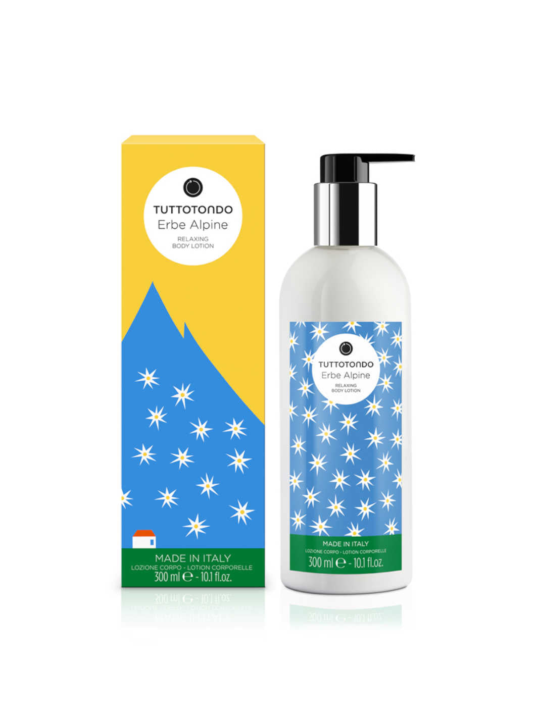 Tuttotondo Erbe Alpine Lozione corpo rilassante 300 ml