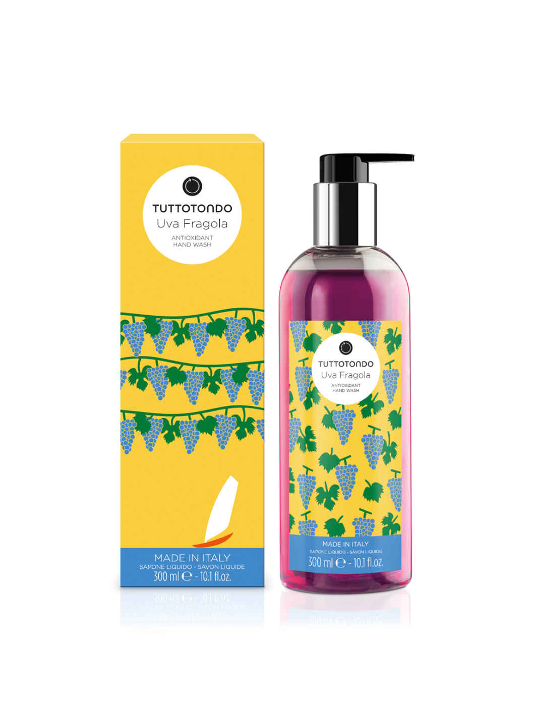 Tuttotondo Uva Fragola Sapone liquido antiossidante 300 ml