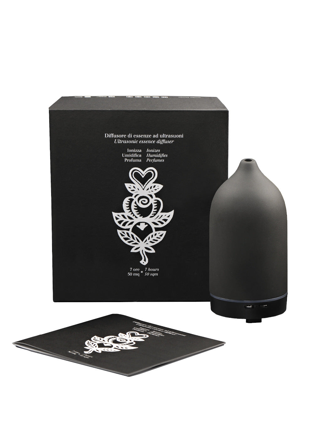 Anna Paghera Diffusore di Fragranze ad Ultrasuoni Black