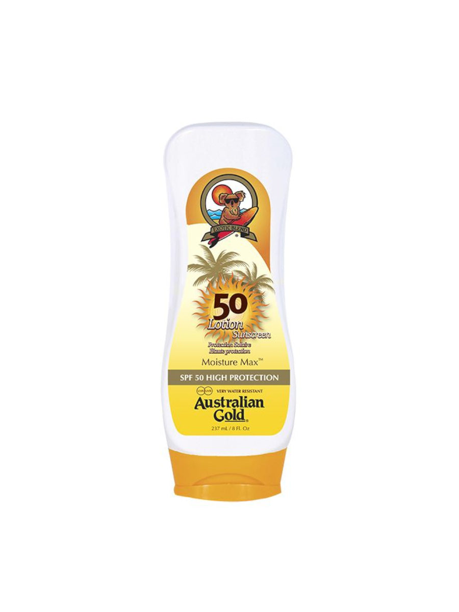Australian Gold Lotion Sunscreen con Bronzer Spf 50 Etualy