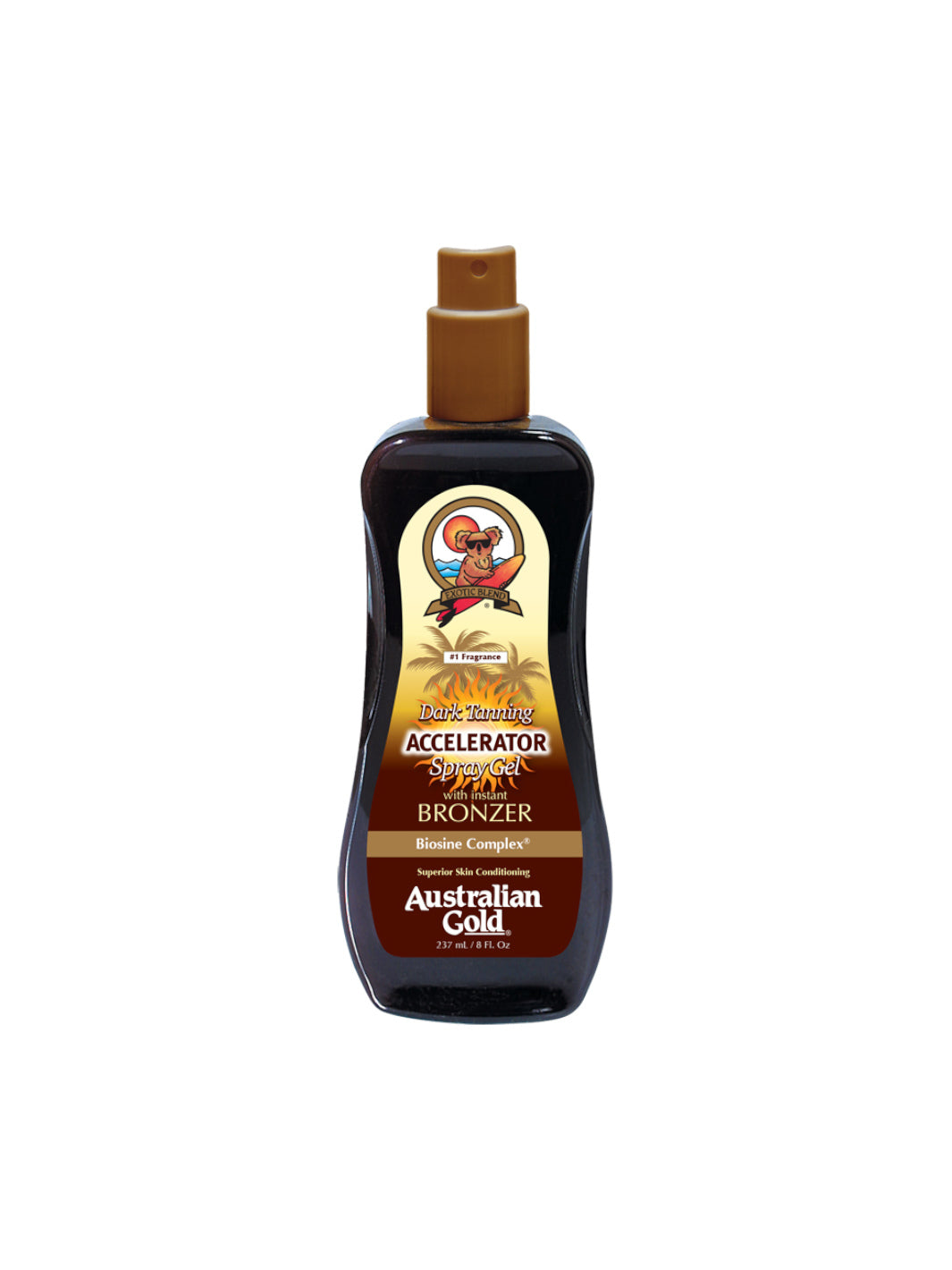 Australian Gold Dark Tannig Accelerator Spray Gel con Bronzer