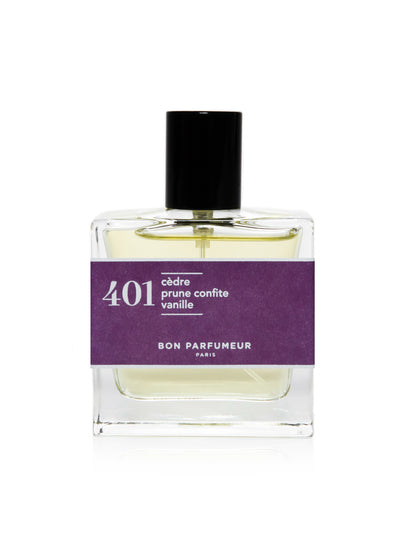 Bon Parfumeur 401 EDP: cedro candito, prugna, vaniglia 30 ml