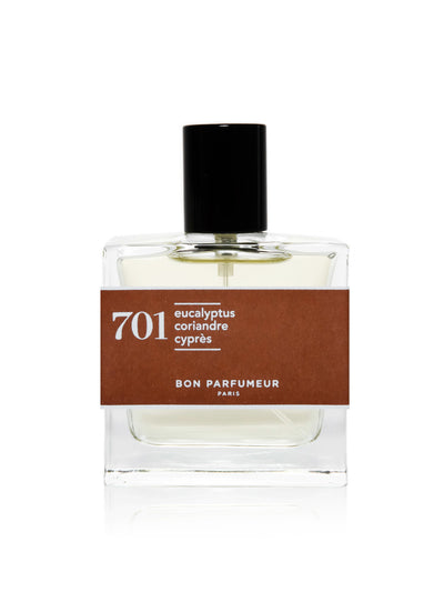 Bon Parfumeur 701 EDP: eucalipto, coriandolo, cipresso 30 ml